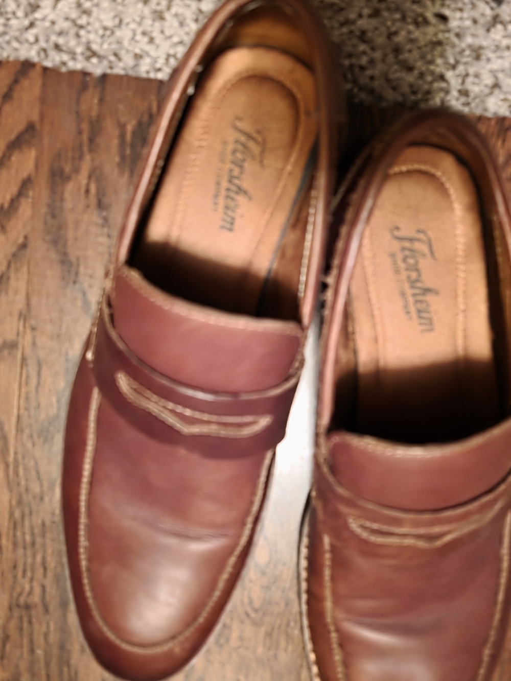 Florsheim British Tan Penny Loafers